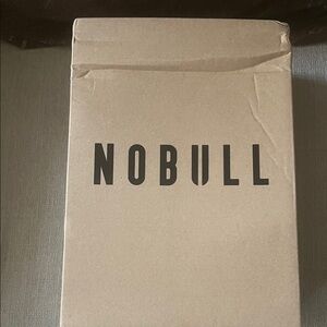 Brand New NOBULL white sneakers size 5